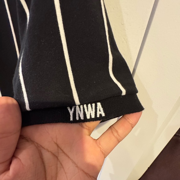 Liverpool Black and White Striped Polo Shirt - Picture 4 of 4